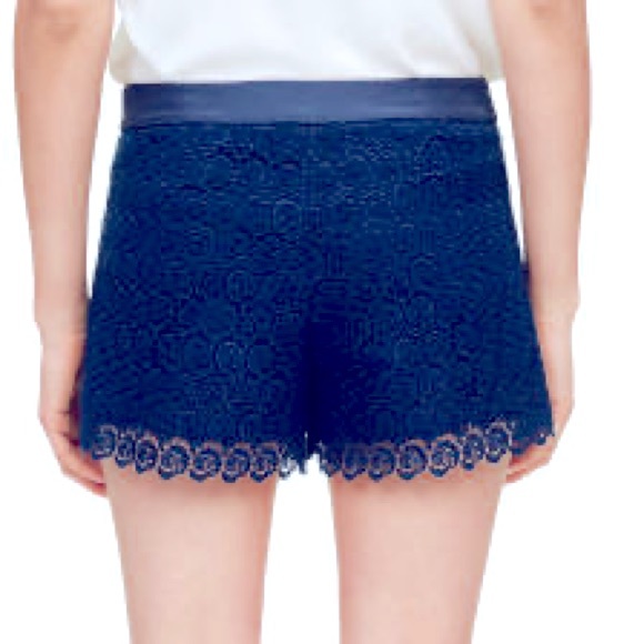 Club Monaco Navy Blue Amber shorts size 10 NWT - Picture 2 of 7